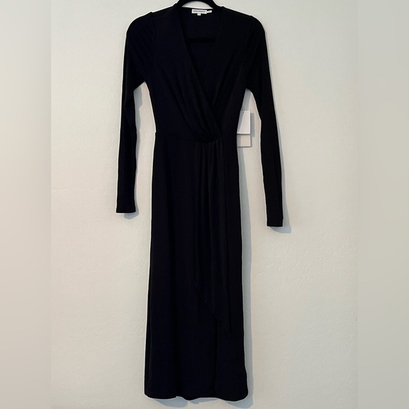 Good American Shimmer Wrap Dress - Picture 3 of 8